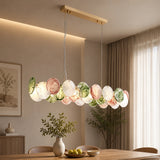 Italian Murano Glass Pendant Chandelier Light (E14 Bulb Base) - Luxury Modern Ceiling Lamp Fixture for Living Room, Dining Room, Bedroom & Restaurant Decor