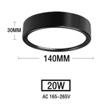 Led Downlights 220V Ceiling Spot Lamp 15W 18W 20W Down Light Surface Mounted Panel Lighting Kitchen Fixture for Room Home Decor