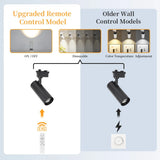 Remote Control Set LED Track Light Dimmable Ceiling Spotlight Rail Light Led Track Rail Spotlight Clothing Store Ceiling Lights
