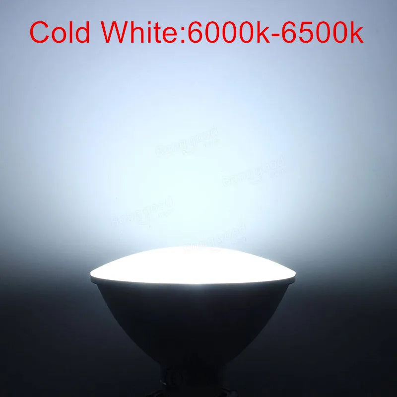 220V E27 PAR30 LED Lamp Bulb 35W 45W Ultra Bright LED Light Bulb Built-in Fan Cooling for Track Lighting Downlight Spotlight