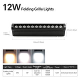 LED Magnetic Track Light Grille Flood Lamp Modern Embedded Flexible Linear Fixture LED Spotlight 3 Color CCT Ceiling Indoor Livi
