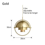 Modern Pendant Light Nordic Bedroom Bedside Hanging Lamp for Dining Room Shape Changed Suspension Droplight Indoor Lighting E27