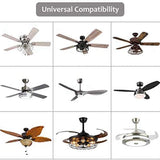 Smart WiFi Fan Switch Ceiling Fan and Light Remote Control Kit 110V WiFi Fan Controller Compatible with Alexa Google