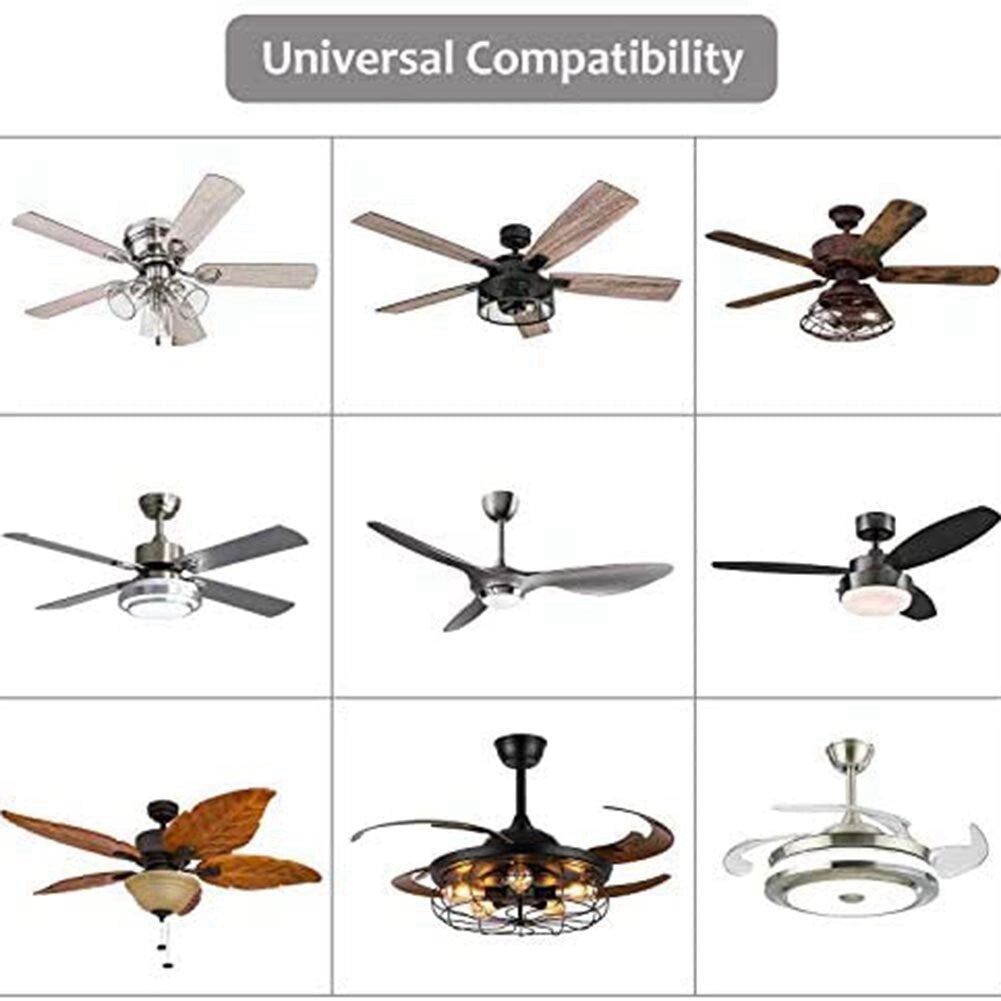 Smart WiFi Fan Switch Ceiling Fan and Light Remote Control Kit 110V WiFi Fan Controller Compatible with Alexa Google