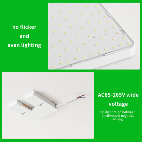 18/24/36/48W Square Ceiling Lamp LEDs Ceiling Light Flush Mounting Convenient Super Bright Ceiling Lamp Kitchen Bedroom Hallway