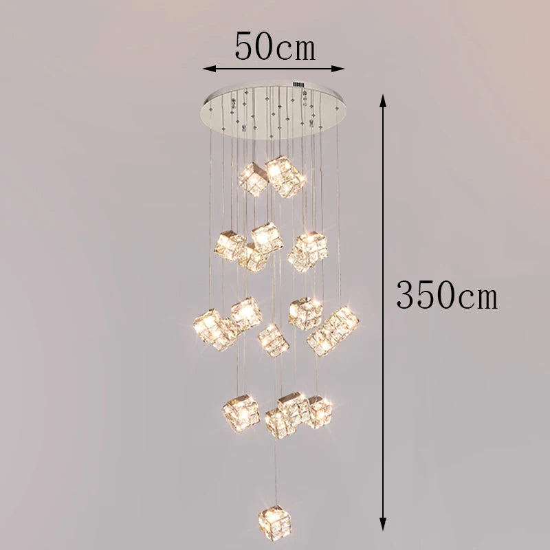 Home decoration Pendant lights, luxury crystal living room chandelier, bedroom Pendant lamp, ceiling light, indoor lighting