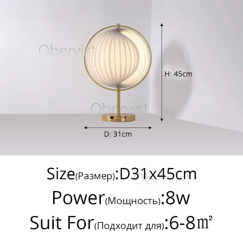 Moon-Shaped Floor Lamp Rotatable Bedside Lighting DIY Adjustable Ambience Lamp LED Mood Light for Bedroom Living Room Decoration