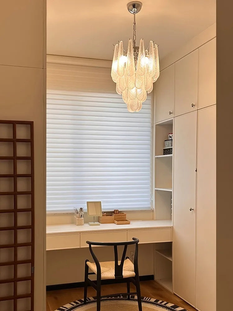 Nordic Vintage Glass Chandelier Luxury Home Decoration Led Lustres Dining Room Table Lamps for Hanging Lampara De Techo