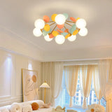 Pendant Lamp Glass Ball Ceiling Hanging Light Suspension for Bedroom Dining Living Room Kitchen