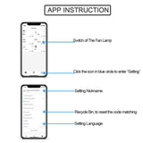 Ceiling Fan With Led Light And Romote Control Electric Fan Silent Fan 18 Inch Fans Bedroom Decoration Lamp For Home 110V/220V