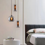 Glass Hanging Lamp Nordic Pendant Lights Dining Kitchen Lighting Fixtures  Bedroom Bedside Pendant Lamp Luminaire