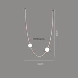 Modern Glass Ball Chandelier Living Room Decor Led Curve Dimmable Staircase Light Villas Loft Dinning Table Nordic Hanglamp