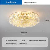Big Luxury Crystal LED Ceiling Chandeliers for Living Room New Gold Hanging Lamps for Ceiling Modern Home Decor Lustre Lighting