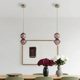 Italian Gusto Creative Glass LED Pendant Lamp - Modern Designer Chandelier Hanging Light for Kitchen Island, Dining Table & Bedroom