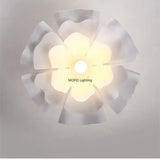 Nordic Lamps Modern Acrylic Flower Chandelier Multi-layer LED Pendant Lamp Dining Room Bedroom Creative Indoor Lighting Fixture