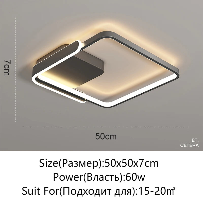 2026 Modern LED Ceiling Light - Luxury Decorative Lighting for Living Room