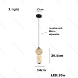 Marble Life Black Gold Hardware LED Dimmable Chandelier Lighting Alabaster Suspension Luminaire Lampen For Dinning Room