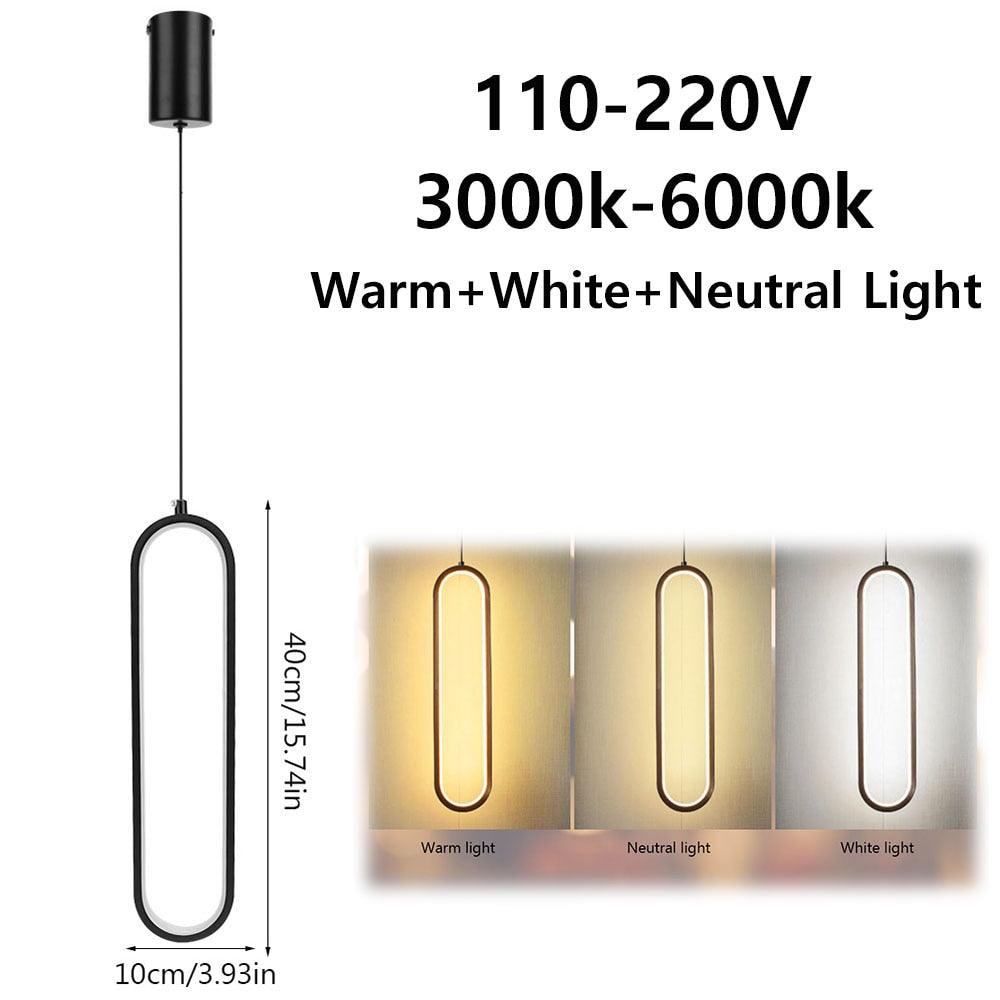 Nordic Chandelier Lights LED Ceiling Lights Warm White Hanging Lamp for Bedroom Bedside Dining Room Pendant Lamp Decoration