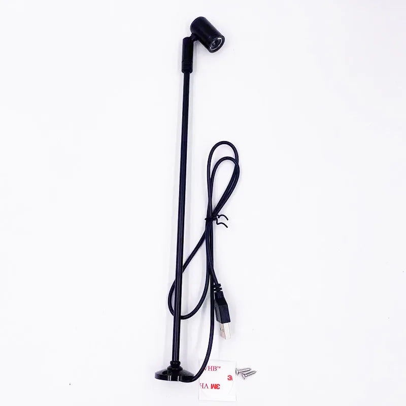 USB 5V Mini Led Spotlight Rotatable Angle 1W 3W Surface Mounted for Cabinet Showcase Terrarium Jewelry Lamp Ceiling Spot Lights