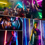 RGB LED Atmosphere Sticks - Music Sync DJ Lights for Clubs & Parties