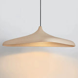 Nordic Minimalist Wabi-Sabi Cream Style LED Ceiling Chandelier - Modern Fabric Hanging Pendant Lamp Fixture for Living Room, Dining Room & Bedroom