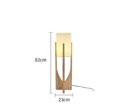 Wooden Floor Lamp Nordic Designers Floor Lamps for  Living Room Bedroom Sofa Bedside Solid Wood Led Table light