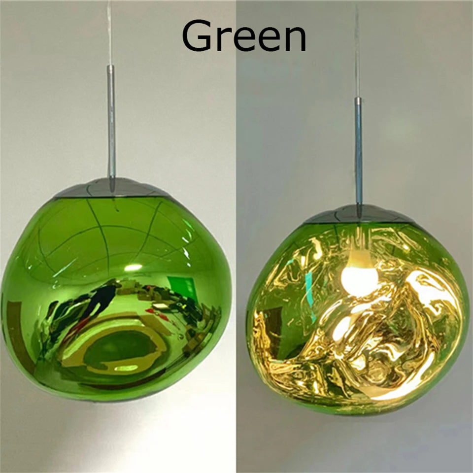 E27 Simple Pendant Lamp Indoor Restaurant Living Room Bedside Loft Chandelier Decoration Acrylic Atmosphere Light Fixture