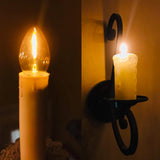 T20 Tubular LED Filament Bulbs - Dimmable E12 E14 Vintage Light Bulbs
