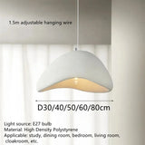 Nordic Minimalist Wabi Sabi Wind E27 Led Pendant Lights Dining Room Bar Loft Bedroom Home Decor Chandelier Hanging Lamp Fixture