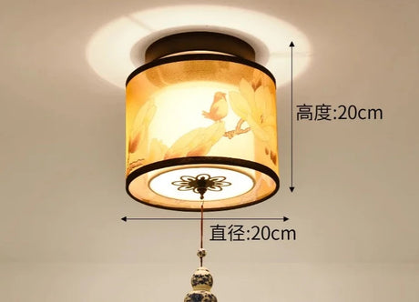 Corridor Warm Ceiling Light Hotel Villa Hotel Entrance Foyer Entrance Balcony Light