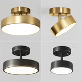 LED Ceiling Light Modern Rotatable Lamp For Corridor Bedroom Living Room Restaurant Indoor Home Decor Round Illumination Fixture
