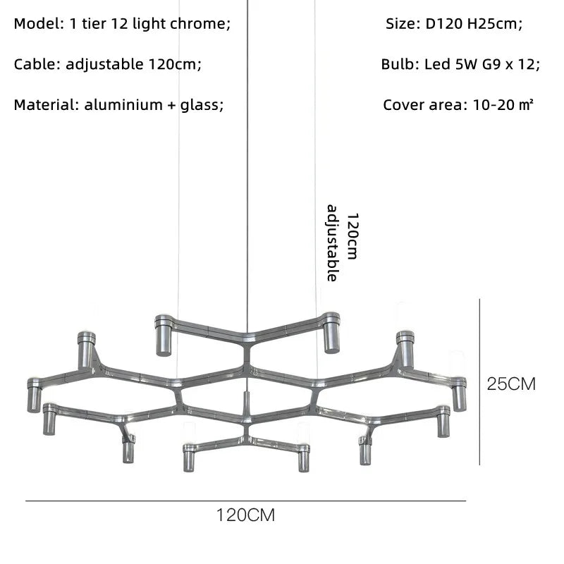 Modern Luxury Foyer G9 Led Chandelier Lustre Metal Pendant Chandelier Lighting Stairs Hanging Lamp Deco Led Indoor Light Fixture