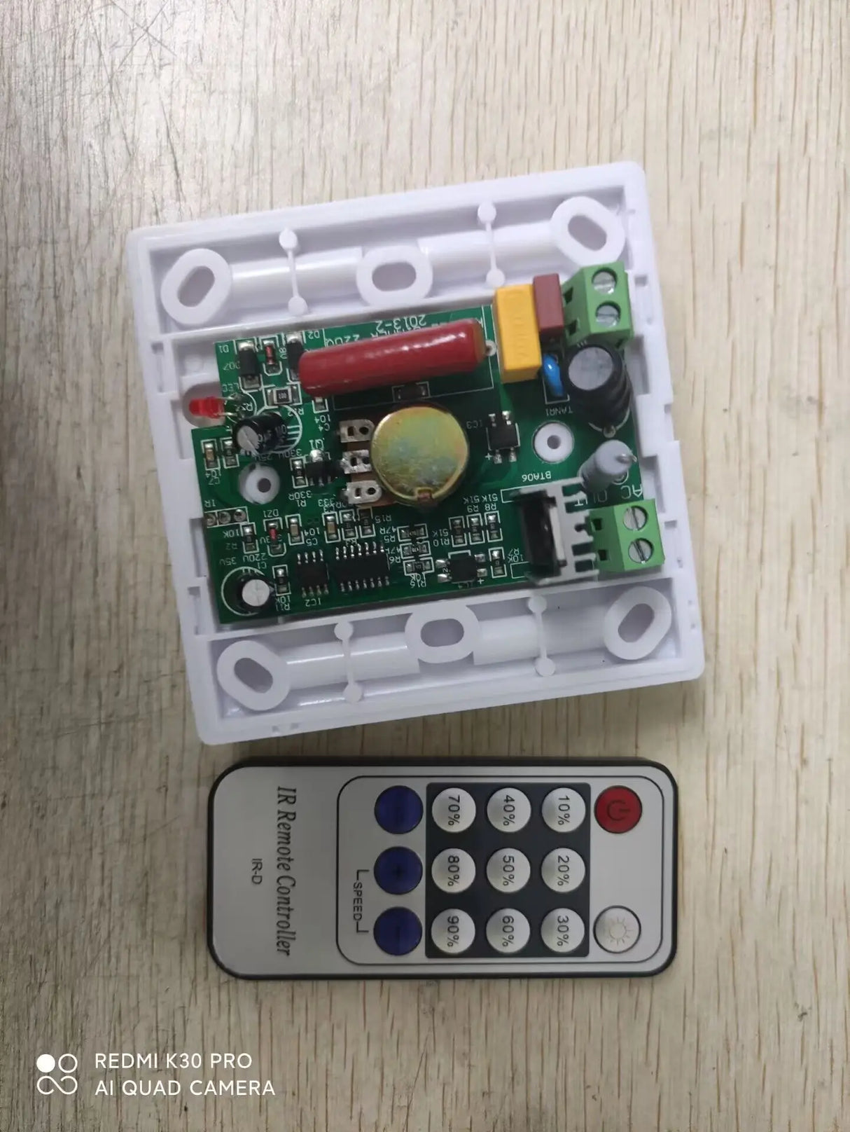 Infrared Remote Control Switch LED Dimmer 220V 110V LED Stepless Trailing Edge Phase Dimmer  For LED Lamps