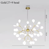 Nordic Pendant Lights Firefly Ceiling Light Chandelier Designer Pendente Led Lights Living Room Dining Kitchen Decor Hanglamp