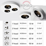 Fashionable ultra-thin 3.5CM surface mounted anti glare full spectrum COB tube lamp, home living room hallway, no opening