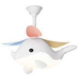 Children's Room Ceiling Led Light Creative Cartoon Airplane Chandelier Personality Boys and Girls Bedroom Lamp Fan Light Fixture