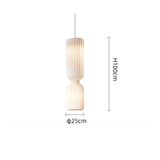 Nordic pleated Floor Lamp wabi- sabi white Fabric Lamp For Living Room Bedroom Loft Decors LED corner long strip Standing Light
