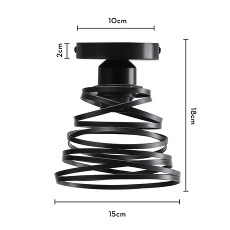 Vintage Pendant Lamp Iron Frame Ceiling Lighting Paint Restaurant Teahouse Chandelier Indoor Wrought Metal Modern Pendant Lights