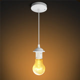 Vintage Pendant Lights E27 Lamp Holder E26 E27 Socket Full Teeth 220V Screw Fitting Lamp Bases Retro Bullb Edison Lamp Holder