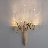 Luxury Crystal Pendant Chandelier Nordic Tree Branch Candle Shaped Indoor Lighting Living Room Bedroom Led Decoration Light