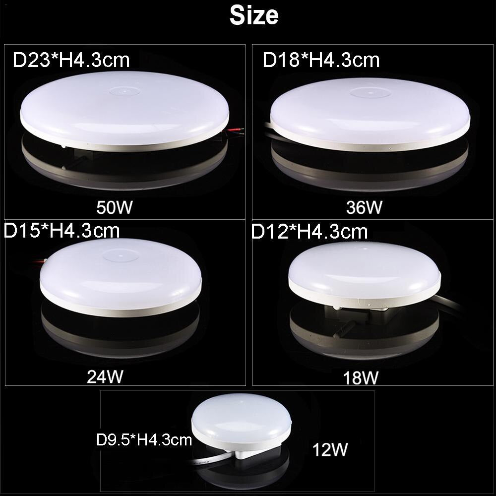 12/18/24/36/50W Led Ceiling Lamp Modern Ceiling Led Ceiling Lamps Round Living Room Bedroom Indoor Kitchen Lighting Lamp