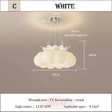 2025 New Crown LED Pendant Lamp Children's Room Restaurant Boy Girl Bedroom with Remote Control Chandelier Study Lighting Decor