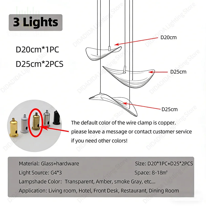 2026 New French Clear Glass Lustre Chandelier, Custom Hardware Pendant Lamp for Duplex Stairwell, Elegant Light for Ceilings