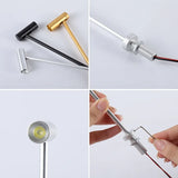 LED 3W 300/200/100mm Height Adjustable LED Spotlights Showcase Light Wall lamp For Exhibition Display Led Spot Jewelry AC220v DC12v