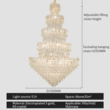 Modern Simple Crystal Chandelier Living Room Headlight Main Dining Room Light Luxury Style European high-end Lighting Lamps