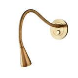 Topoch Recessed Headboard Light LED Spotlight Sconces Bedside Reading Lamp with Switch 3W AC 220-240V Antique Home Decor Fixture
