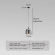 Led Glass Pendant Light light luxury pendant Lamp Deco Nordic Hanging Light Fixtures Bedroom Modern Luminaire Suspension lamp