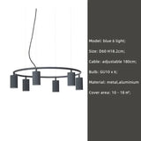 Nordic Macaron Painted Metal Spotlight Chandelier Living Room Led GU10 Pendant Chandelier Lighting Indoor Deco Lighting Lampara