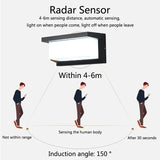 LED Outdoor Wall Light IP65 Waterproof Motion Sensor Porch Balcony Garden Wall Lamp Exterior Security Lighting