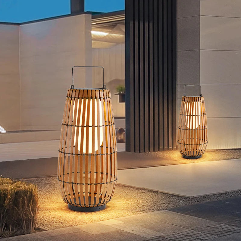 Luminous Floor Lamp Lawn Solar LED Outdoor Lighting Non Solar Light Outdoor Garden Decoration Outdoor Garden Light